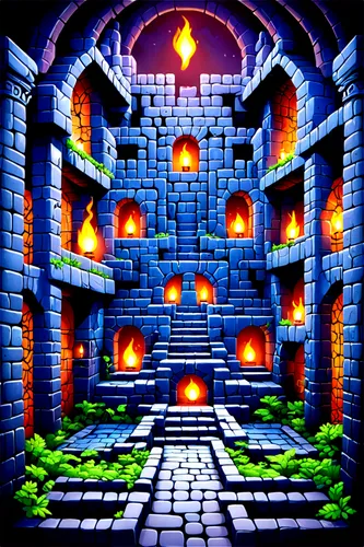 dungeon,fireplaces,dungeons,fireplace,brick-kiln,labyrinth,cartoon video game background,charcoal kiln,hearth,furnace,castle of the corvin,castleguard,fire place,dosbox,masonry oven,the eternal flame,masonry,peter-pavel's fortress,adventure game,cauldron,Unique,Pixel,Pixel 05