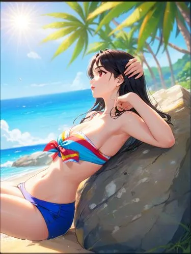 beach background,summer background,honolulu,beach scenery,niijima,sanya,Anime,Anime,General