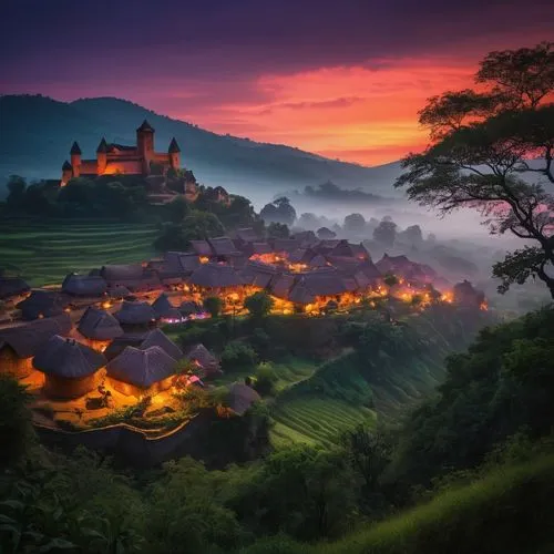 basque country,beautiful landscape,alsace,asturias,dracula castle,cantabria,fantasy landscape,moravia,foggy landscape,fairy tale castle sigmaringen,landscapes beautiful,splendid colors,langhe,romania,transylvania,mountain village,rhineland palatinate,monasteries,fantasy picture,fairytale castle,Photography,General,Fantasy