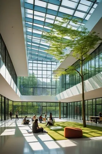 atriums,epfl,embl,schulich,shenzhen vocational college,wintergarden,biotechnology research institute,university library,infosys,hogeschool,atrium,technion,ucd,school design,bocconi,kansai university,phototherapeutics,kaust,daylighting,hallward,Art,Classical Oil Painting,Classical Oil Painting 23