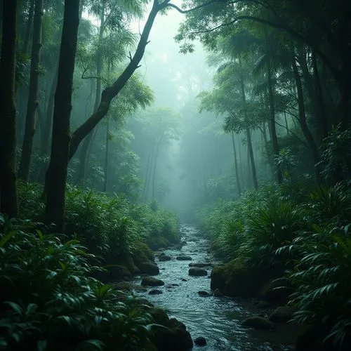 foggy forest,yakushima,rain forest,rainforest,tropical forest,rainforests,Photography,General,Realistic