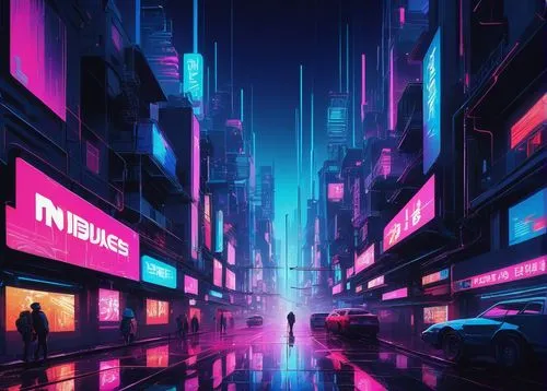 shinjuku,cityscape,cyberpunk,tokyo city,colorful city,tokyo,neon arrows,urban,taipei,ultraviolet,80's design,neon,futuristic,hong kong,dusk,metropolis,80s,vapor,suburb,purple wallpaper,Art,Artistic Painting,Artistic Painting 37