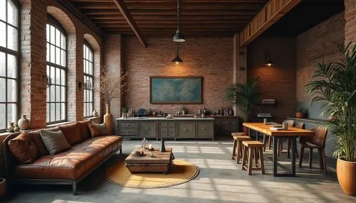 loft,officine,lofts,penthouses,piano bar,wine bar,brewhouse,gansevoort,contemporary decor,interior design,apartment lounge,redbrick,danish furniture,brickworks,brewpub,interiors,modern decor,wooden beams,barrelhouse,interior decor,Photography,General,Realistic