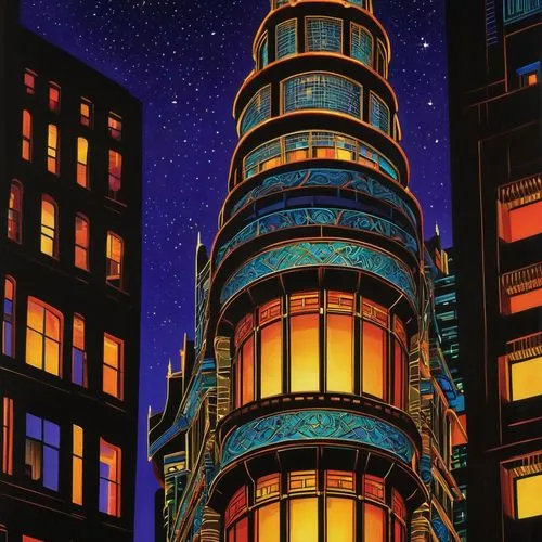 flatiron building,flatiron,art deco,fire escape,esb,chrysler building,glass building,watertower,renaissance tower,apartment building,metropolis,facade lantern,skyscraper,balconies,illuminated lantern,cityscape,apartment block,skyscrapers,high rises,sky apartment,Conceptual Art,Daily,Daily 33