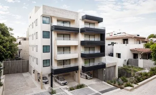 change de facade VOLUME POUR LA  FACADE STYLE MODERNE AVEC DES BALCONS RESSORTANT EN PORTE A FAUX ET AVEC COULEURS GRISES, CREAM, BLANCHE,block balcony,new housing development,gladesville,apartments,a