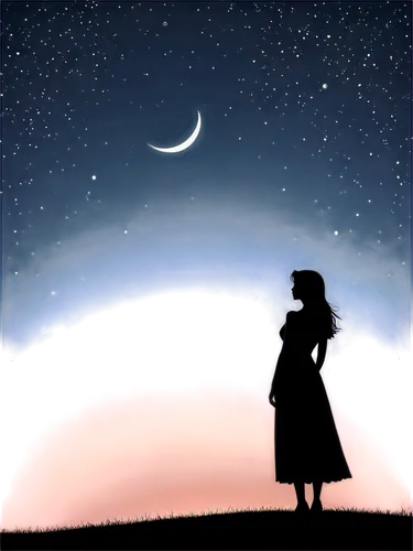 schierke,starry sky,night sky,schierholtz,moon and star background,woman silhouette,the night sky,nightsky,clear night,dusk background,silhouette art,starlight,night stars, silhouette,astronomer,art silhouette,night star,schierstein,starry night,starscape,Illustration,Black and White,Black and White 31