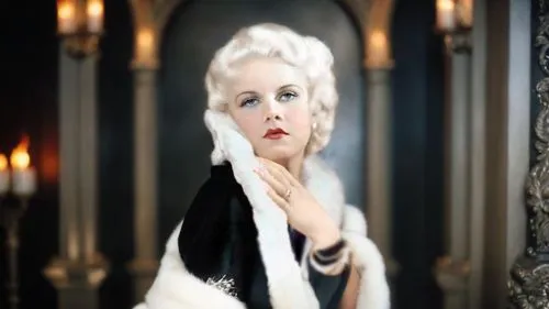 Jean Harlow,white rose snow queen,cruella de ville,cruella,white lady,madonna,marylyn monroe - female,old elisabeth,eva saint marie-hollywood,the snow queen,dame blanche,blanche,mourning swan,eternal 