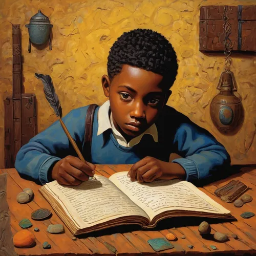 child with a book,scholar,children studying,home schooling,child writing on board,child portrait,children learning,tutor,tutoring,education,oil painting on canvas,painting technique,meticulous painting,boy praying,david bates,children drawing,african american kids,financial education,little girl reading,homeschooling,Art,Artistic Painting,Artistic Painting 25