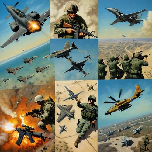 military operation,paratroopers,firebombers,air combat,firefight,magtf,Illustration,Realistic Fantasy,Realistic Fantasy 18