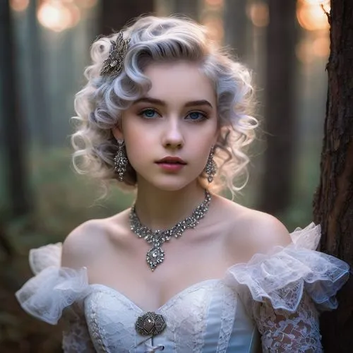 vintage woman,victorian lady,vintage girl,enchanting,romantic portrait,white rose snow queen,vintage angel,bridal jewelry,romantic look,elsa,porcelain doll,vintage female portrait,victorian style,cinderella,vintage makeup,pale,mystical portrait of a girl,vintage women,beautiful young woman,elegant,Conceptual Art,Daily,Daily 01