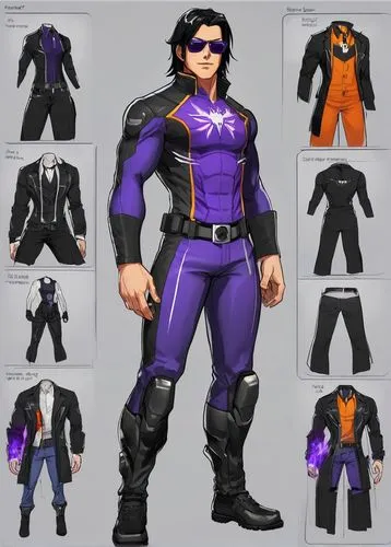 blackfire,mysterion,melikov,caliandro,leathers,archfoes,drysuit,krrish,no purple,rich purple,kreder,stutman,ratbat,revenger,battlesuit,mineta,ruyigi,nightwing,desaad,evangelion unit-02,Unique,Design,Character Design