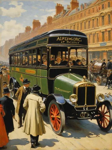 man first bus 1916,bus from 1903,first bus 1916,stagecoach,steam car,carriage,the victorian era,carriages,clyde steamer,trolley bus,talbot,1906,morris commercial j-type,1905,type-gte 1900,asher durand,daimler majestic major,illustration of a car,july 1888,trolleybuses,Art,Classical Oil Painting,Classical Oil Painting 11