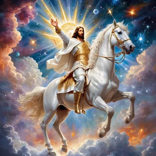 praise,holy spirit,golden unicorn,god,a white horse,unicorn background,son of god,benediction of god the father,divine healing energy,unicorn,christ star,almighty god,joan of arc,to our lady,king david,angel moroni,day of the victory,holy 3 kings,horseman,conquistador,Conceptual Art,Sci-Fi,Sci-Fi 30