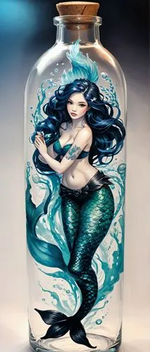 glass painting,mermaid background,glass jar,mermaid vectors,message in a bottle,water nymph,mermaid,the sea maid,watercolor mermaid,siren,mermaids,let's be mermaids,body art,believe in mermaids,poison bottle,body painting,bodypainting,merfolk,pisces,little mermaid,Conceptual Art,Fantasy,Fantasy 03