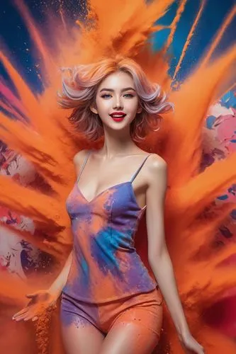 jolin,colorful background,neon body painting,photoshop manipulation,image manipulation,imaginasian,world digital painting,miss vietnam,lina,bodypainting,colorful foil background,creative background,background colorful,photo manipulation,vibrantly,joo,flame flower,color background,portrait background,adobe photoshop,Illustration,Japanese style,Japanese Style 03