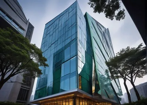 glass facade,glass building,capitaland,glass facades,stanchart,swissotel,pan pacific hotel,structural glass,sathorn,sofitel,yuchengco,afreximbank,cube house,taikoo,escala,office building,singapore landmark,edificio,costanera center,sampoerna,Illustration,American Style,American Style 09