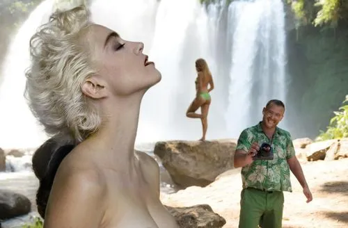 the blonde in the river,tropico,marilyn monroe,biophilia,marylin monroe