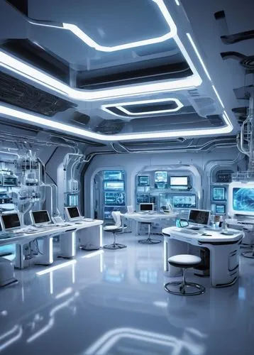 operating room,spaceship interior,sickbay,neurosurgery,neurosurgical,medical technology,radiopharmaceutical,radiosurgery,cleanrooms,electronic medical record,cyberknife,spacelab,sector,intraoperative,futuristic landscape,3d rendering,microsurgery,replicators,cyberscene,starbase,Illustration,Retro,Retro 16