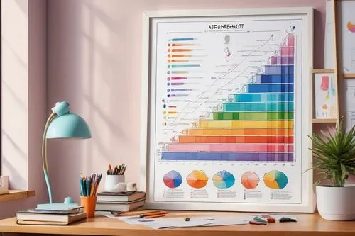 Architectural scales chart, detailed illustration, large poster size, colorful markers, bold lines, precise measurements, multiple columns, rows of data, varying font sizes, 3D visual effects, wooden 