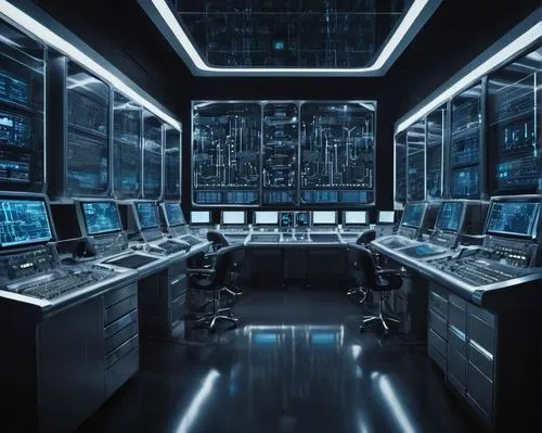 computer room,control center,control desk,spaceship interior,cyberscene,ufo interior,supercomputer,supercomputers,the server room,computerized,cyberpatrol,computerworld,sector,cybertruck,cyberview,cybertrader,cyberspace,sulaco,cyberia,cyberport,Photography,Black and white photography,Black and White Photography 08