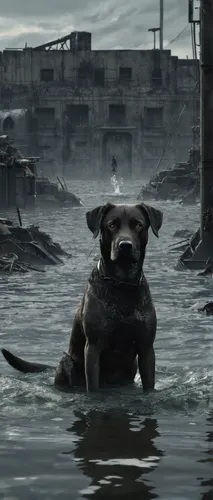 gunkanjima,dog in the water,water dog,tamaskan dog,companion dog,stray dogs,abandoned dog,fallout4,perro de presa canario,boy and dog,lake tanuki,hunting dogs,labrador,jagdterrier,stray dog,dog,west siberian laika,mergus,pungsan dog,vigilant dog,Conceptual Art,Fantasy,Fantasy 33