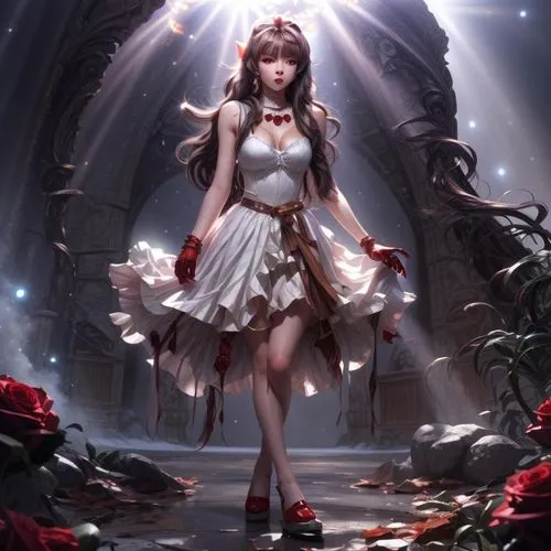 aerith,queen of hearts,kanako,serah,diaochan,persephone