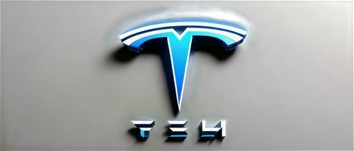 Tesla logo, silver chrome, glossy finish, electric blue glow, metallic texture, circular shape, modern minimalist design, cool tone, dark background, cinematic lighting, shallow depth of field, 3/4 co