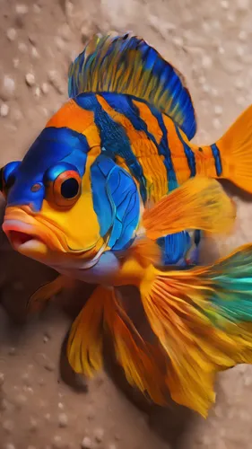 ornamental fish,blue stripe fish,cichlid,diamond tetra,mandarin fish,pallet surgeonfish,mandarinfish,trigger fish,beautiful fish,coral reef fish,blue fish,tropical fish,fairy wrasse,blue angel fish,discus fish,imperator angelfish,marine fish,triggerfish-clown,wrasse,angelfish,Photography,General,Natural