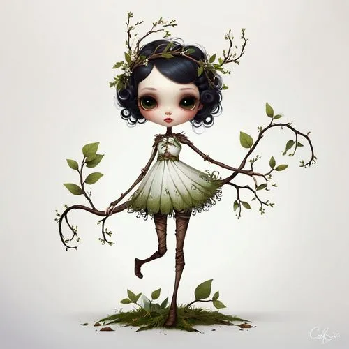 dryad,girl with tree,linden blossom,garden fairy,little girl fairy,faery,rosa 'the fairy,faerie,star magnolia,child fairy,rosa ' the fairy,fairy tale character,ballerina in the woods,garden cress,tree anemone,fae,faun,apple tree,pear blossom,chinese hawthorn,Illustration,Abstract Fantasy,Abstract Fantasy 10