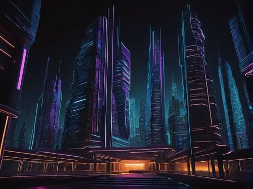 cybercity,cybertown,futuristic landscape,arcology,cyberia,metropolis,graecorum,coruscant,cyberport,tron,sulaco,rez,ordos,synth,polara,cyberscene,silico,organ pipes,futuristic art museum,cyberworld,Art,Artistic Painting,Artistic Painting 50