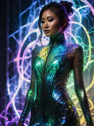 neon body painting,holography,hologram,electroluminescent,electro,afrofuturism,electrifying,electrify,holograms,electrified,zenon,electronique,light paint,light painting,electrocutionist,electropop,zhu,electrifies,livewire,tron,Photography,General,Fantasy