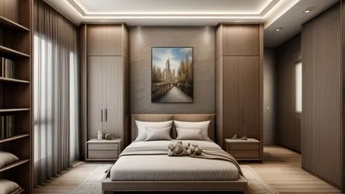 modern room,sleeping room,room divider,guest room,bedroom,3d rendering,great room,sky apartment,walk-in closet,interior modern design,modern decor,contemporary decor,canopy bed,interior design,luxury home interior,guestroom,danish room,bookshelves,hallway space,livingroom