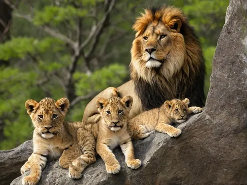 male lions,lion children,lion father,white lion family,lionesses,lions,lion with cub,family outing,king of the jungle,lions couple,big cats,harmonious family,african lion,mother and children,families,panthera leo,the mother and children,horsetail family,fathers and sons,lion king,Photography,Documentary Photography,Documentary Photography 05