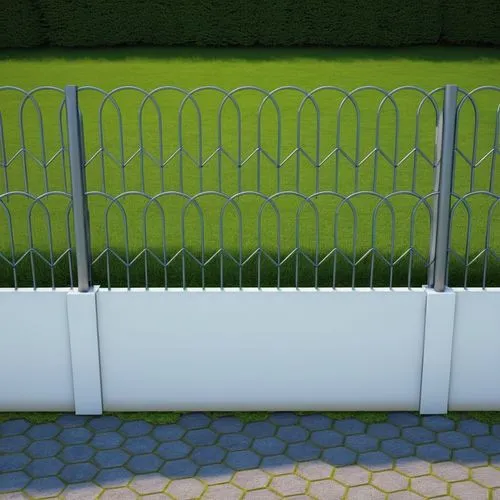 OUTDOOR FENCE,a fence with two sides of it, along with grass in the background,garden fence,fence gate,white picket fence,fence,fence element,metal gate,Photography,General,Realistic