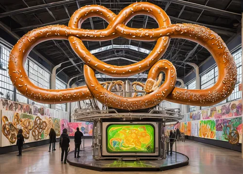 universal exhibition of paris,pretzel rod,keith haring,png sculpture,a museum exhibit,artscience museum,pretzels,kontroller,pretzel,octopus,art world,human internal organ,tentacle,kinetic art,autism infinity symbol,mitochondrion,kanelbullar,om,dna helix,snake's head,Conceptual Art,Graffiti Art,Graffiti Art 10