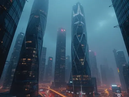 coruscant,guangzhou,shanghai,bladerunner,cybercity,dubai marina,dubai,shenzhen,futuristic landscape,metropolis,dubay,dystopian,coruscating,dubia,lumpur,skyscrapers,skylstad,barad,futuristic architecture,kaidan,Photography,General,Realistic