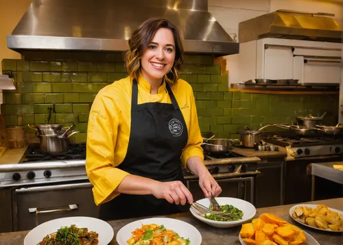 Paige Drummond is a chef creating mouthwatering dishes at her restaurant.,cuisine of madrid,iranian cuisine,food and cooking,food preparation,latin american food,ful medames,mediterranean cuisine,chef