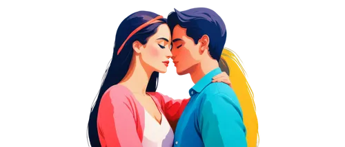 shinran,two people,amants,kissing,young couple,kisser,elrick,boy kisses girl,girl kiss,kissed,digital art,boy and girl,gradient effect,shanken,makeout,digital artwork,overpainting,wpap,anaglyph,whispering,Art,Artistic Painting,Artistic Painting 36