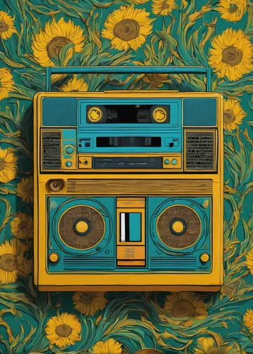 radio cassette,cassette,microcassette,boombox,cassette tape,audio cassette,musicassette,cassettes,cassette deck,retro music,retro flowers,vintage wallpaper,retro background,casette tape,compact cassette,boom box,radio,retro pattern,vintage background,casette,Art,Artistic Painting,Artistic Painting 03