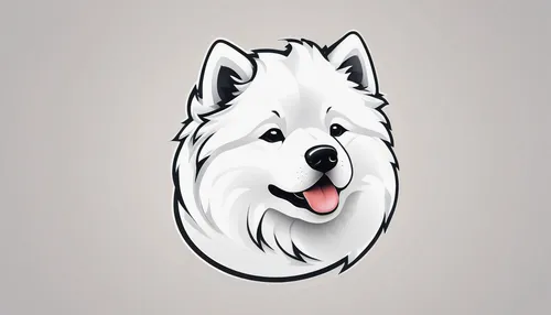 samoyed,american eskimo dog,twitch icon,dribbble icon,dog illustration,tiktok icon,gray icon vectors,kishu,skype icon,berger blanc suisse,twitch logo,akita,malamute,finnish lapphund,japanese spitz,german spitz mittel,store icon,keeshond,swedish lapphund,eurasier,Unique,Design,Logo Design