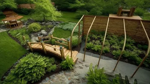 climbing garden,adventure bridge,biopiracy,japanese zen garden,brachiosaurus,nature garden,Photography,Documentary Photography,Documentary Photography 15