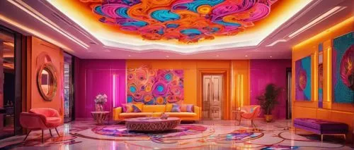 ornate room,opulently,interior decoration,interior design,opulent,lachapelle,great room,mahdavi,luxury bathroom,maximalism,interior decor,opulence,poshest,riad,boisset,luxury hotel,versace,art deco,casa fuster hotel,vibrant color,Conceptual Art,Oil color,Oil Color 23