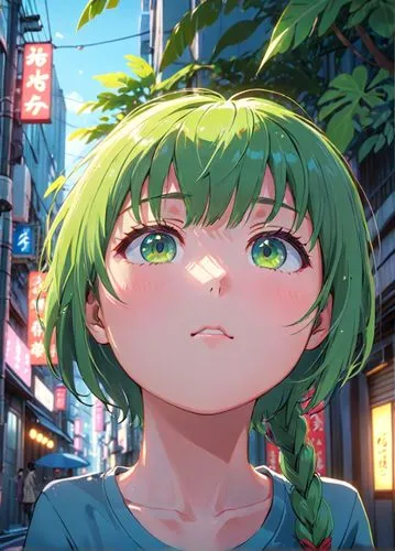 yotsuba,midori,hanaka,mutsuki,amami,ranka,yuuka,takagaki,sonika,tanabata,mion,gumi,chiya,himawari,midorikawa,sanae,hina,saiki,momoka,kero,Anime,Anime,Realistic