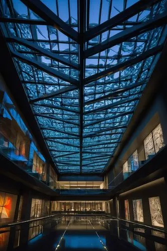 atriums,atrium,glass roof,skylights,schirn,pinakothek,skylight,galleria,boijmans,therme,skywalks,hall roof,wintergarden,skyways,sanatoriums,aqua studio,glass wall,swimming pool,vmfa,glass building,Illustration,Retro,Retro 20