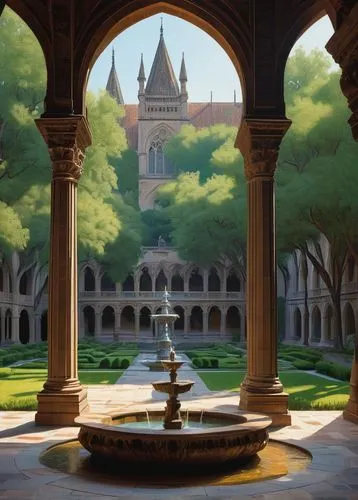 theed,rivendell,dorne,naboo,gondolin,cartoon video game background,stanford,water fountain,water palace,symphonia,stanford university,sapienza,caius,roestel,seregil,alhambra,thingol,cloistered,castle of the corvin,alcazar of seville,Conceptual Art,Daily,Daily 29