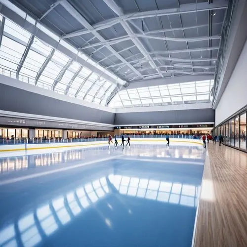 skating rink,glass roof,concourse,leisure facility,skywalks,lane 1,the airport terminal,berlin brandenburg airport,centrair,dulles,futuristic art museum,glass wall,skywalk,worldport,moving walkway,spaceport,velodromes,maglev,safdie,concourses,Photography,General,Realistic