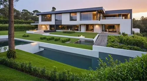 WHITE THEME, WHITE CLADDING EXTERIOR WALLS,modern house,modern architecture,landscape design sydney,landscape designers sydney,dunes house,beautiful home,luxury home,luxury property,house by the water