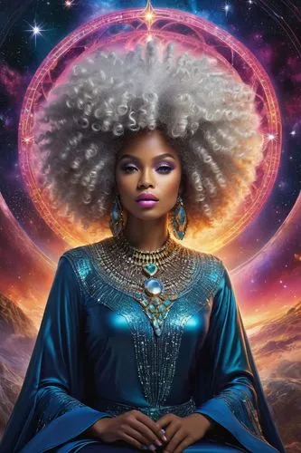 afrofuturism,binti,amerykah,erykah,afrocentrism,azari,Illustration,American Style,American Style 02