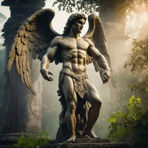 herakles,hypnos,archangel,polykleitos,danzig,perseus,eros statue,polyphemus,zagreus,antinous,poseidon,statue of hercules,the archangel,nudelman,stone angel,messenger of the gods,greek god,marsyas,raziel,icarus,Photography,Artistic Photography,Artistic Photography 04