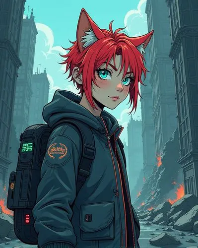 killorin,firecat,cinnabar,tora,kurama,klayton,Illustration,American Style,American Style 10